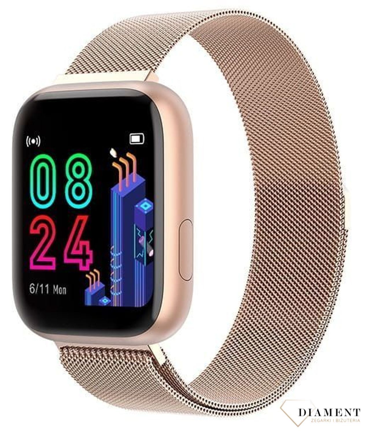 Smartwatch Garett Women Eva złoty stalowy  (1).jpg